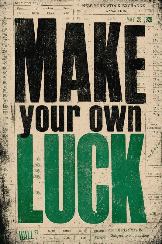 Vintage Letterpress Quote Posters