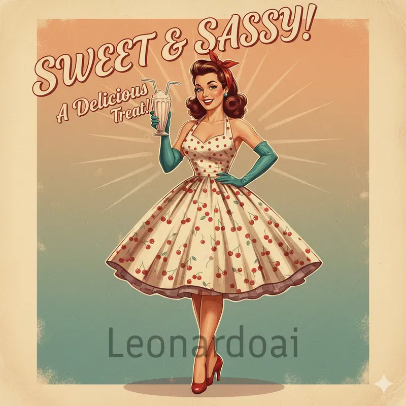 Retro Pinup Elegance