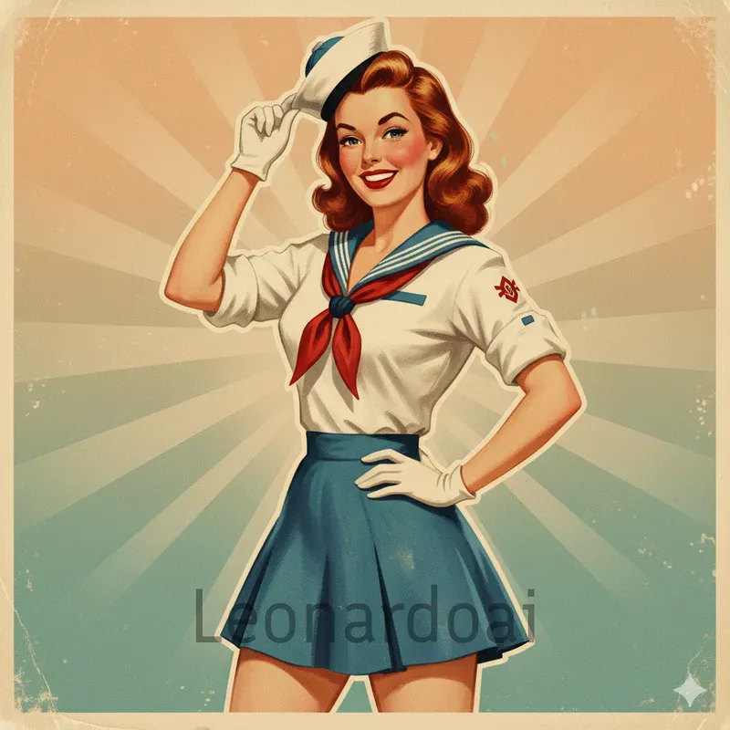 Retro Pinup Elegance
