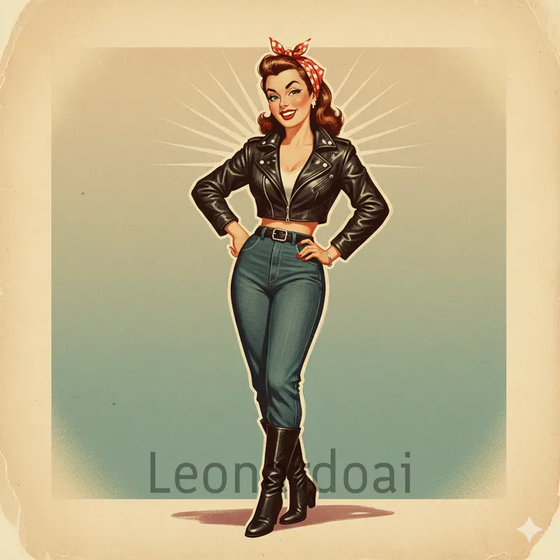 Retro Pinup Elegance