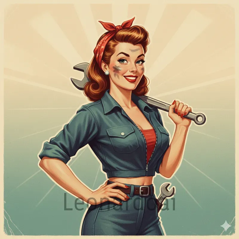 Retro Pinup Elegance
