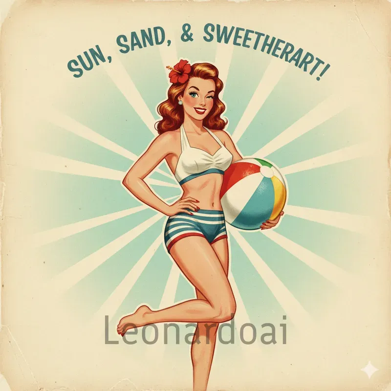 Retro Pinup Elegance
