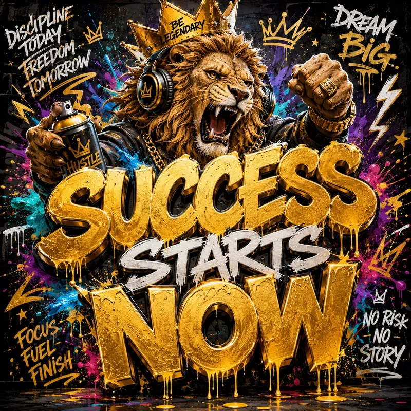 Urban Graffiti Motivation Posters