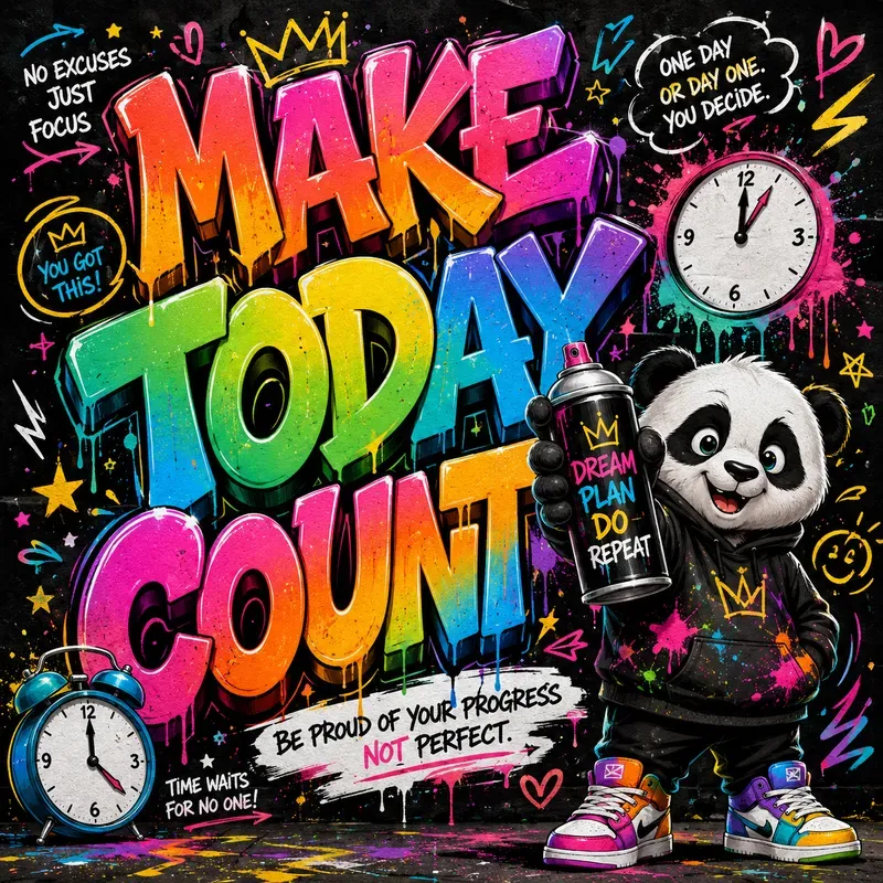 Urban Graffiti Motivation Posters