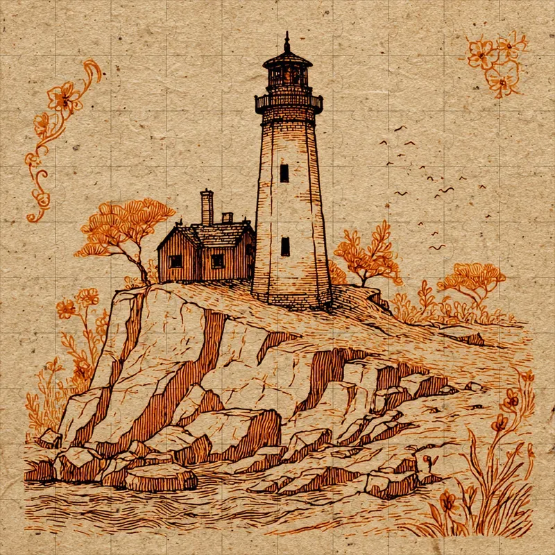 Sepia Ink Parchment Folk Storybooks