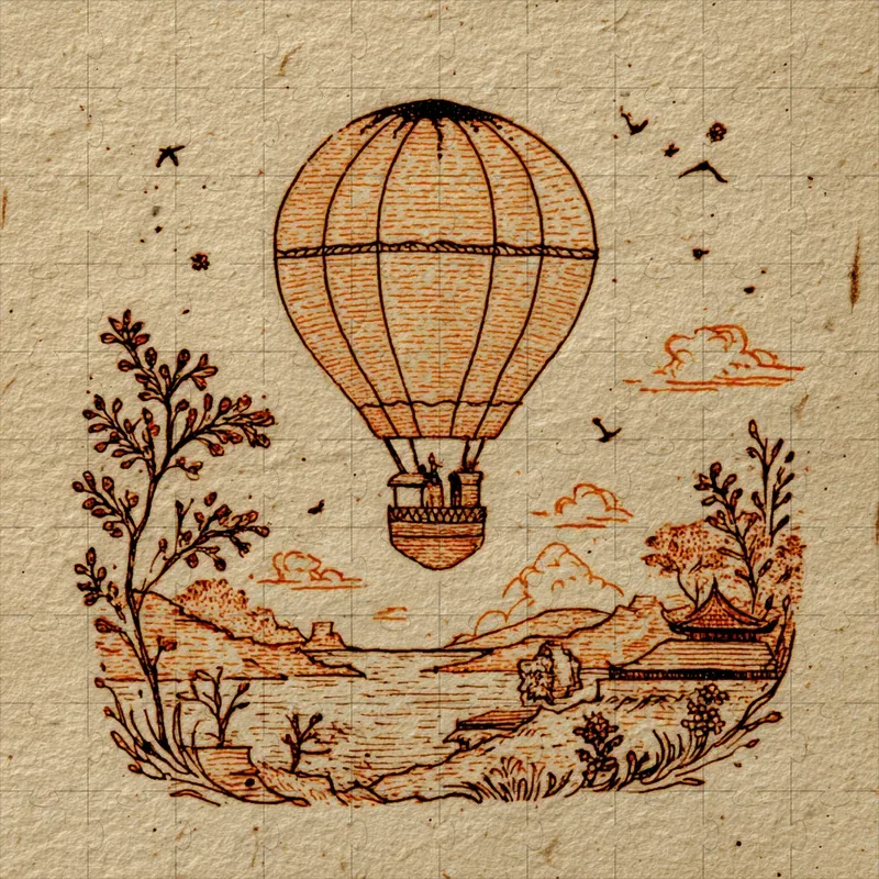 Sepia Ink Parchment Folk Storybooks
