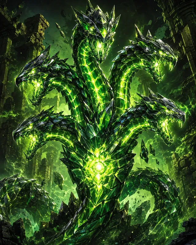 Crystalline Monsters Trading Cards
