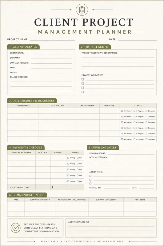 Business Planner Templates