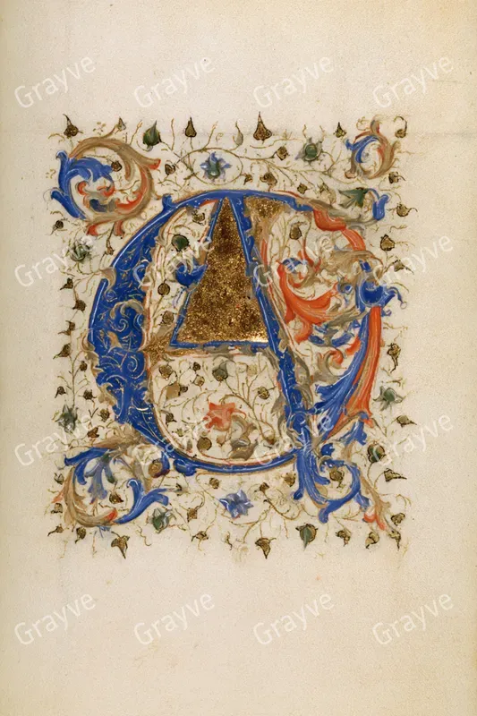 Illuminated Manuscript Initials