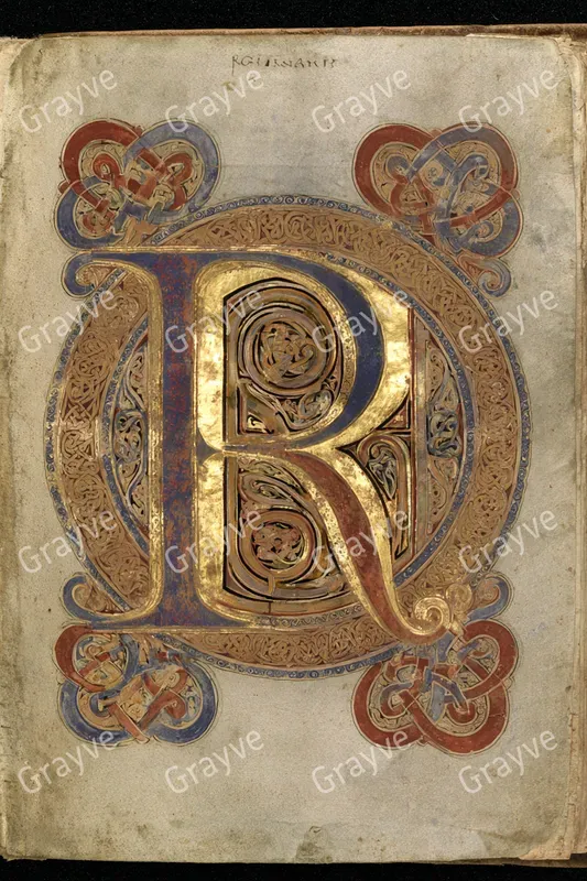 Illuminated Manuscript Initials