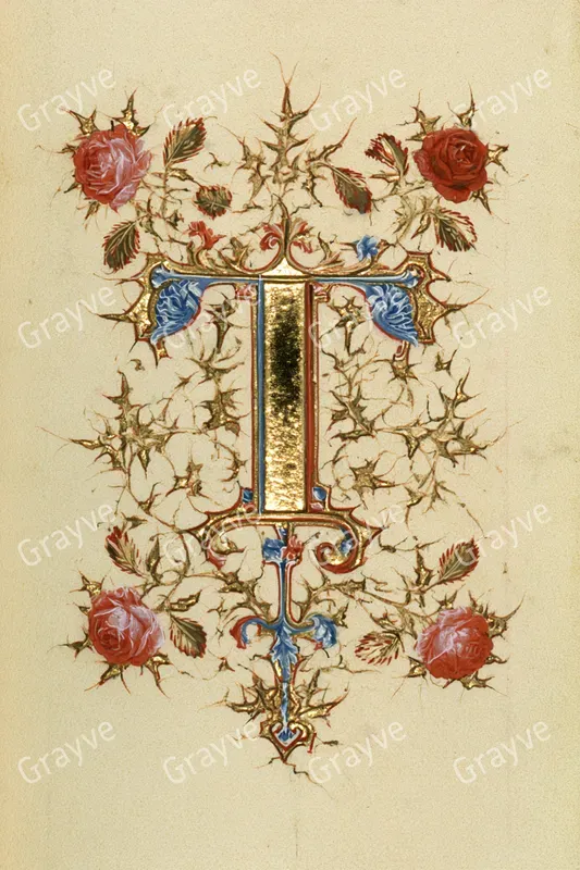 Illuminated Manuscript Initials