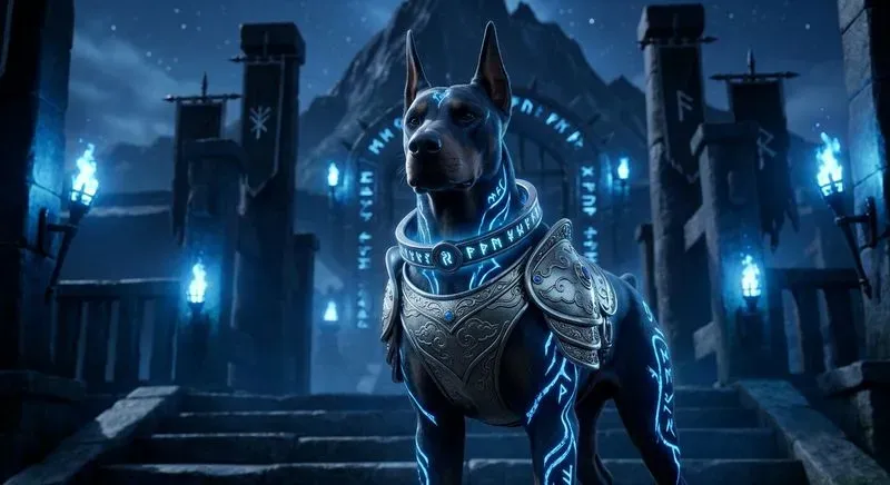 3D Majestic Guardian Dogs