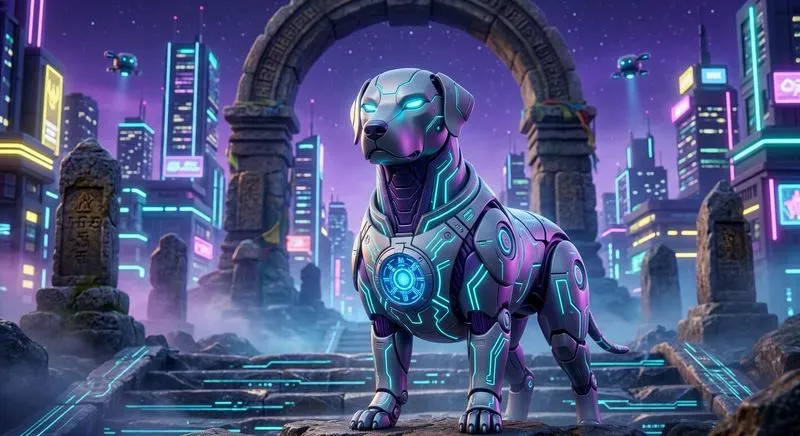 3D Majestic Guardian Dogs