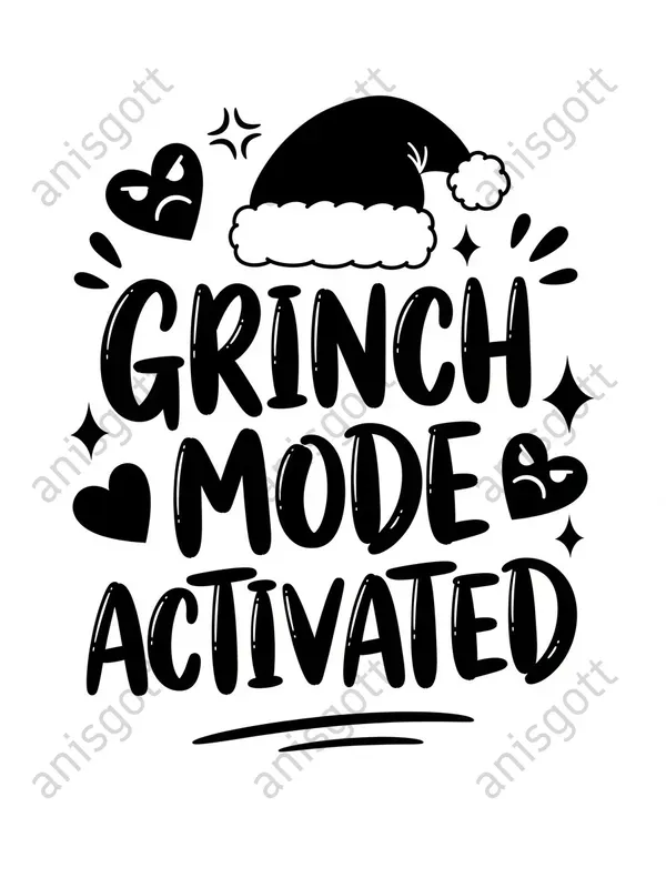 Swear Word Christmas Monochrome Colorings