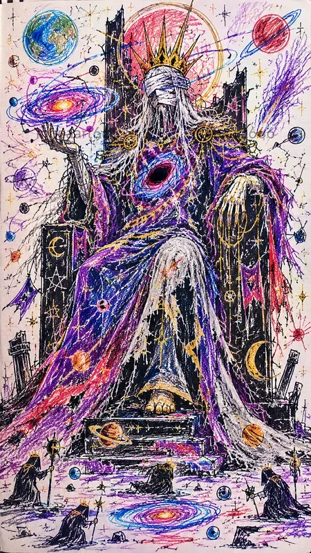 The Naive Crayon Divinities