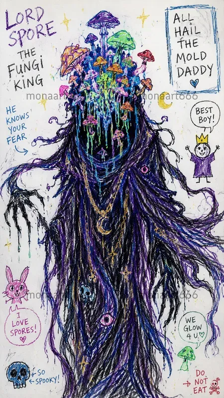 The Naive Crayon Divinities