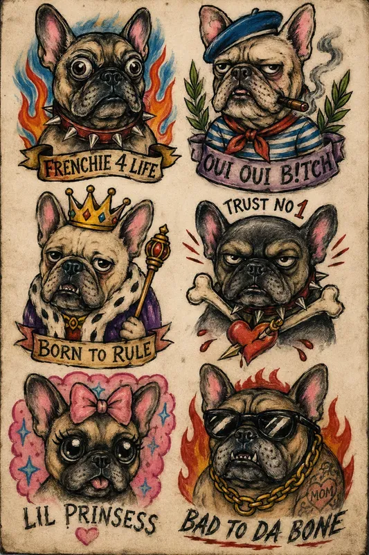 Intentionally Awful Flash Tattoos