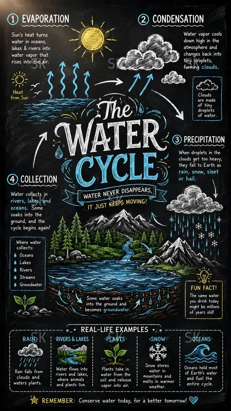 Cinematic Chalkboard Infographic Posters