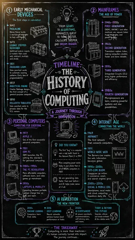 Cinematic Chalkboard Infographic Posters