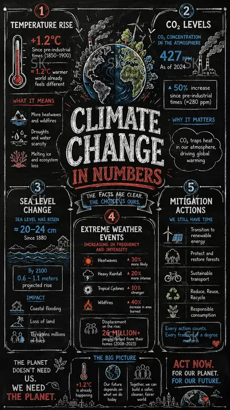 Cinematic Chalkboard Infographic Posters