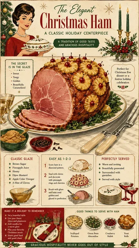 1960s Christmas Party Infographics