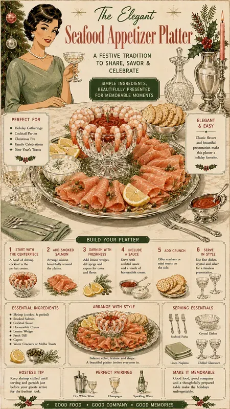 1960s Christmas Party Infographics