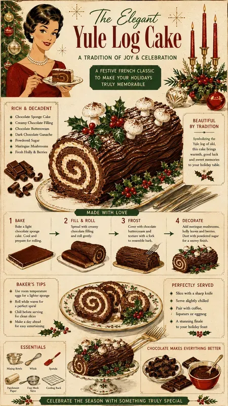 1960s Christmas Party Infographics