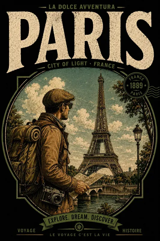 Vintage Landmark Adventure Tees
