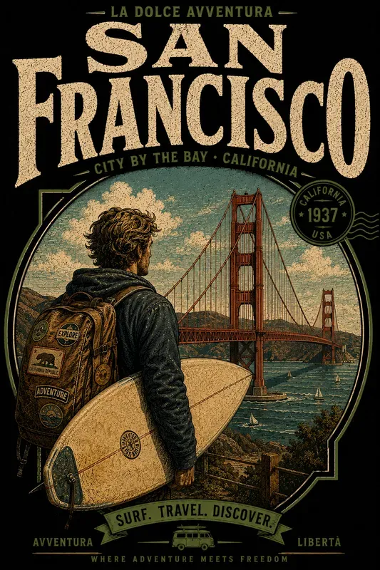 Vintage Landmark Adventure Tees