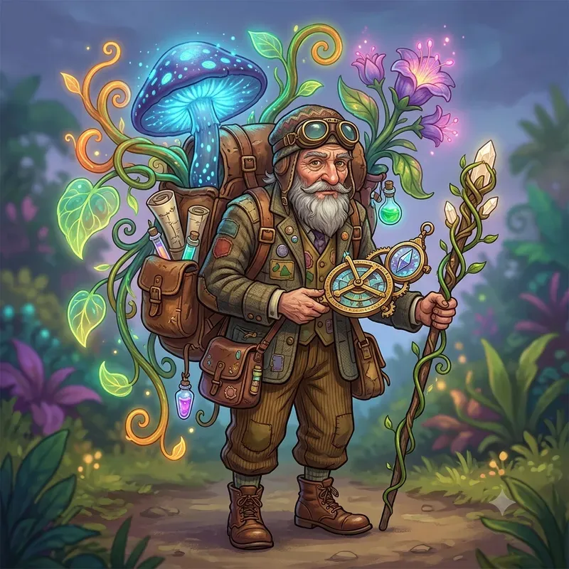 Eccentric Travellers Illustrations