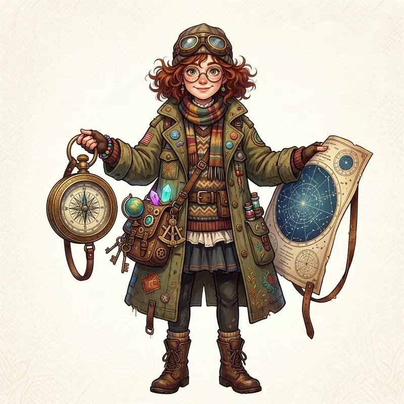 Eccentric Travellers Illustrations