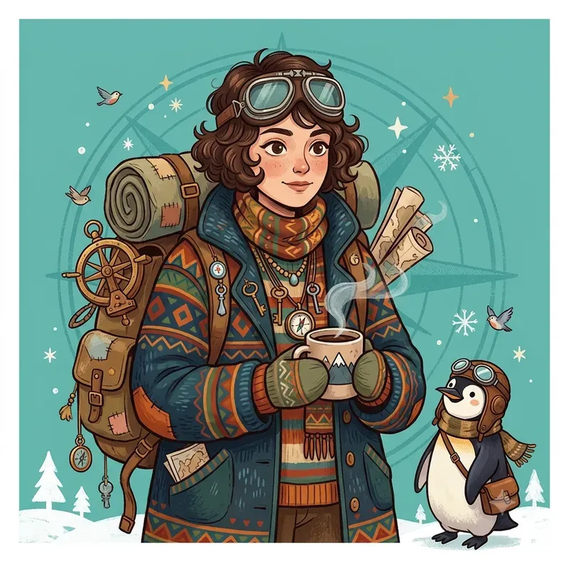 Eccentric Travellers Illustrations