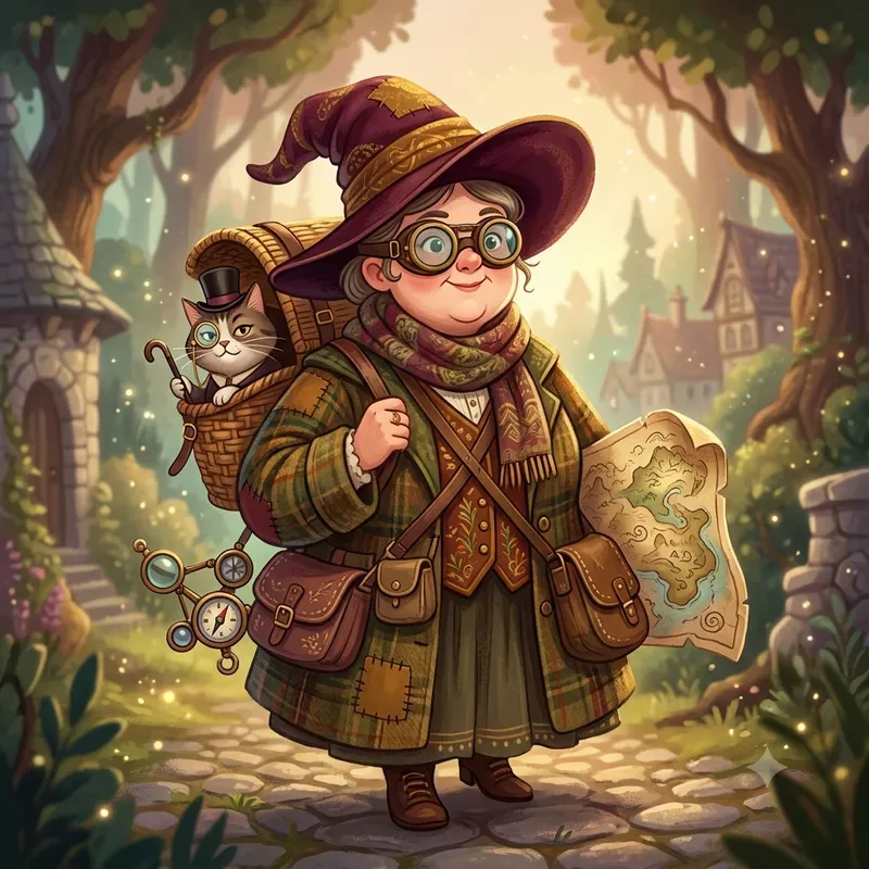 Eccentric Travellers Illustrations