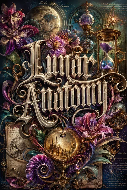 Alchemical 3D Typography Gardens