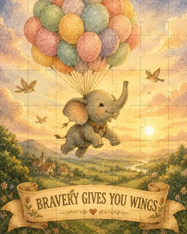 Nostalgic Storybook Wisdom Art