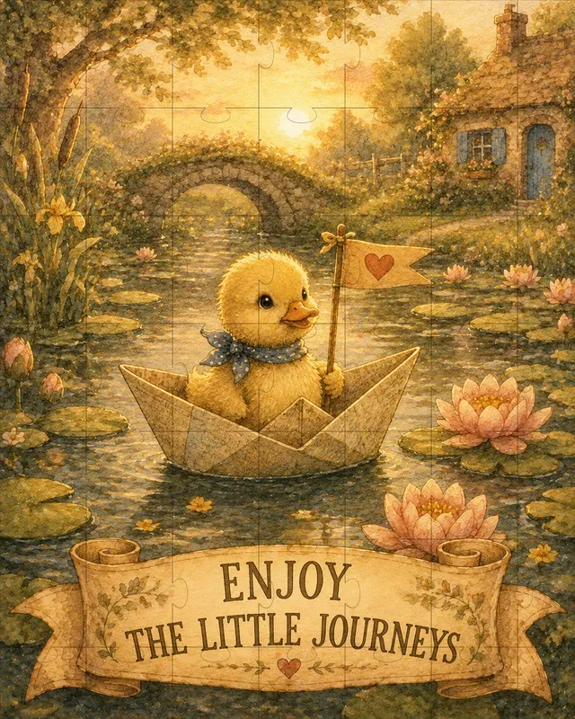 Nostalgic Storybook Wisdom Art