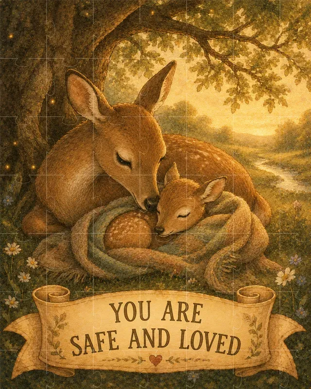 Nostalgic Storybook Wisdom Art