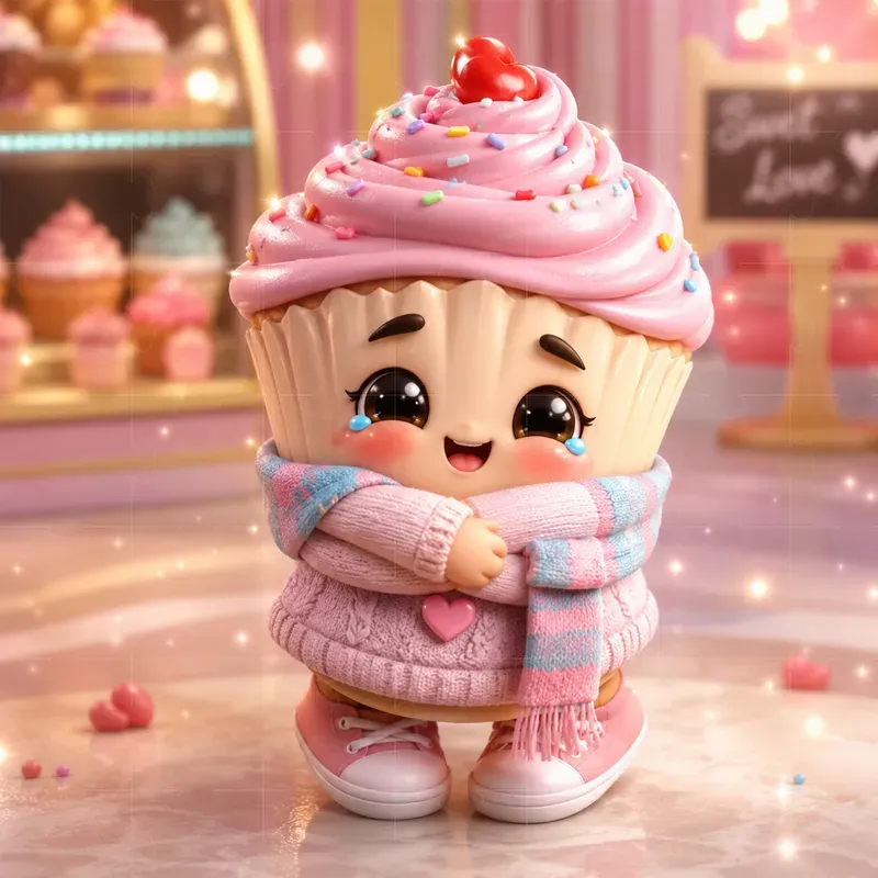 Ultra Cute 3D Food Mascot Generator