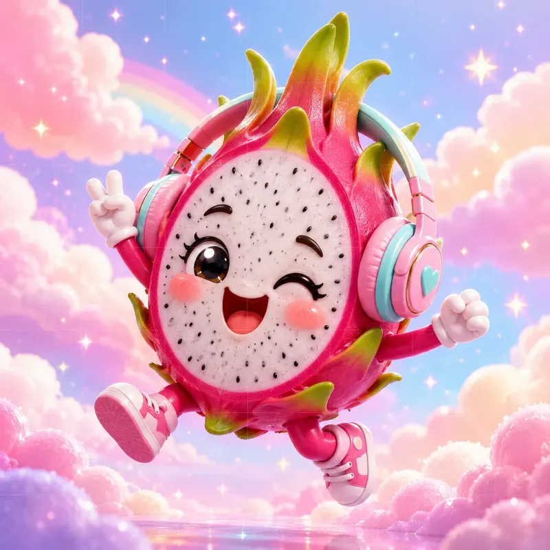 Ultra Cute 3D Food Mascot Generator