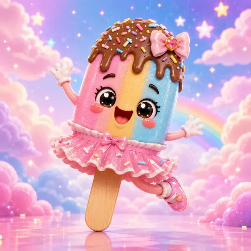 Ultra Cute 3D Food Mascot Generator