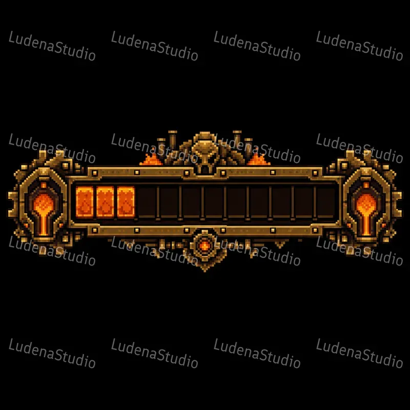 8bit Metroidvania Hud Builders