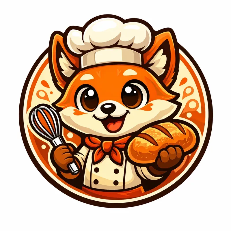 Cute Circular Mascot Logo Generator