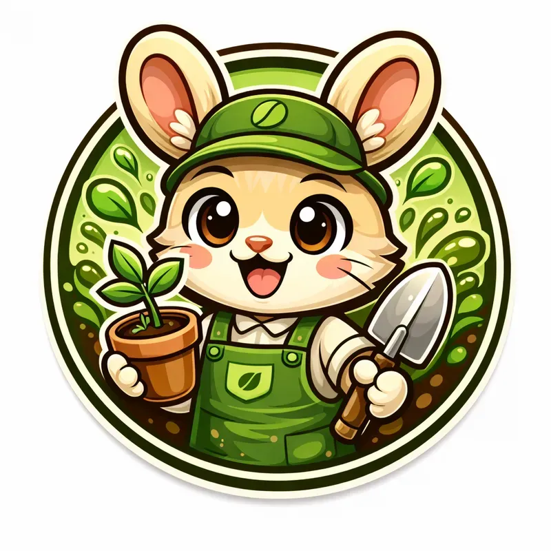 Cute Circular Mascot Logo Generator