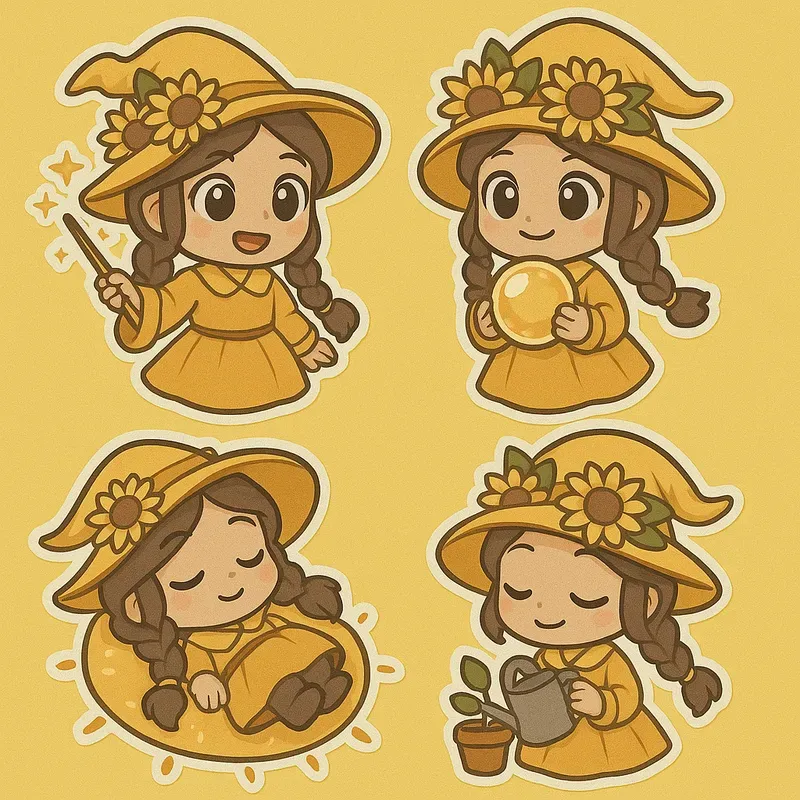 Chibi Sticker Sheets