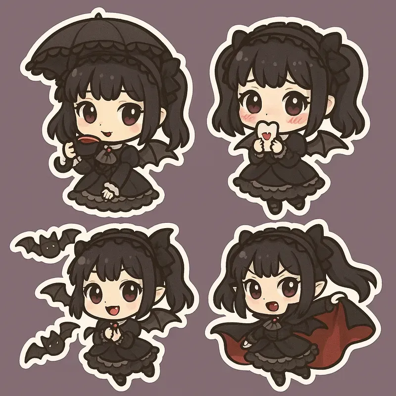 Chibi Sticker Sheets