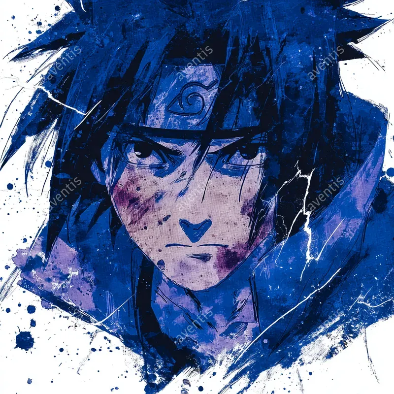 Naruto Characters Artistic Portraits