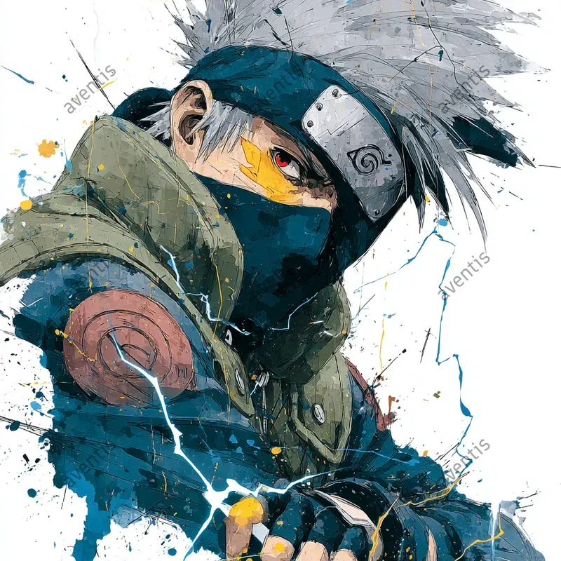 Naruto Characters Artistic Portraits