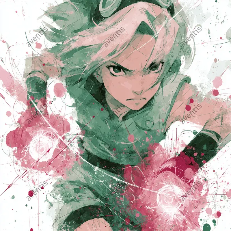 Naruto Characters Artistic Portraits