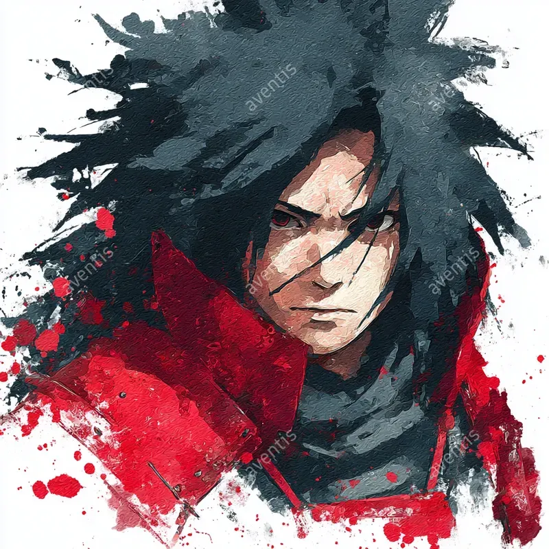 Naruto Characters Artistic Portraits