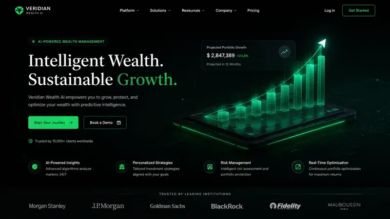 Premium Elite Landing Page UIs